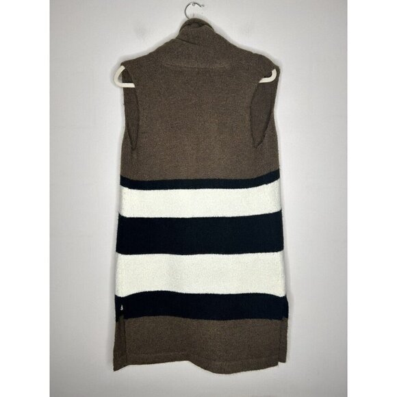 Loft Wool Alpaca Blend Sleeveless Sweater Vest Size XS/S Knitted Open Front - Picture 6 of 10